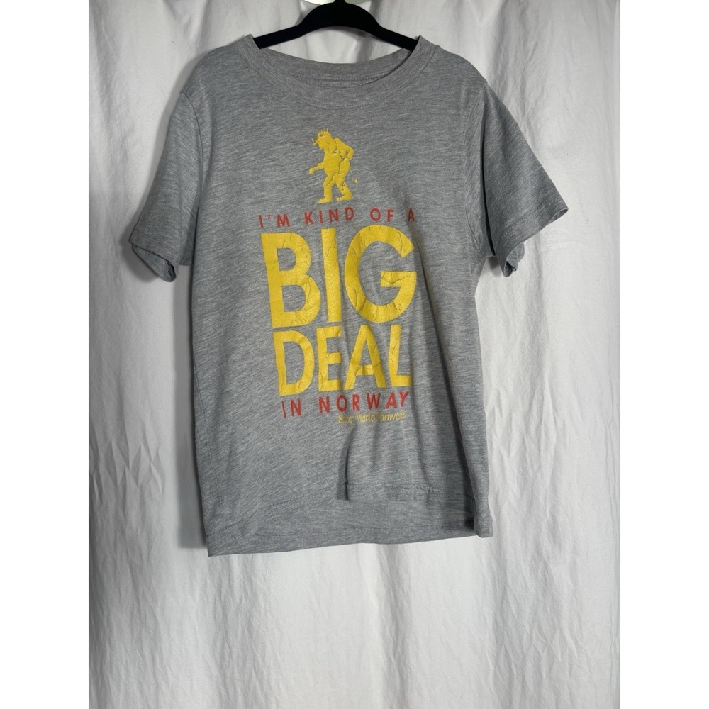 I'M KIND OF BIG DEAL IN NORWAY T SHIRT Disney World Epcot World Showcase XS‎ I18